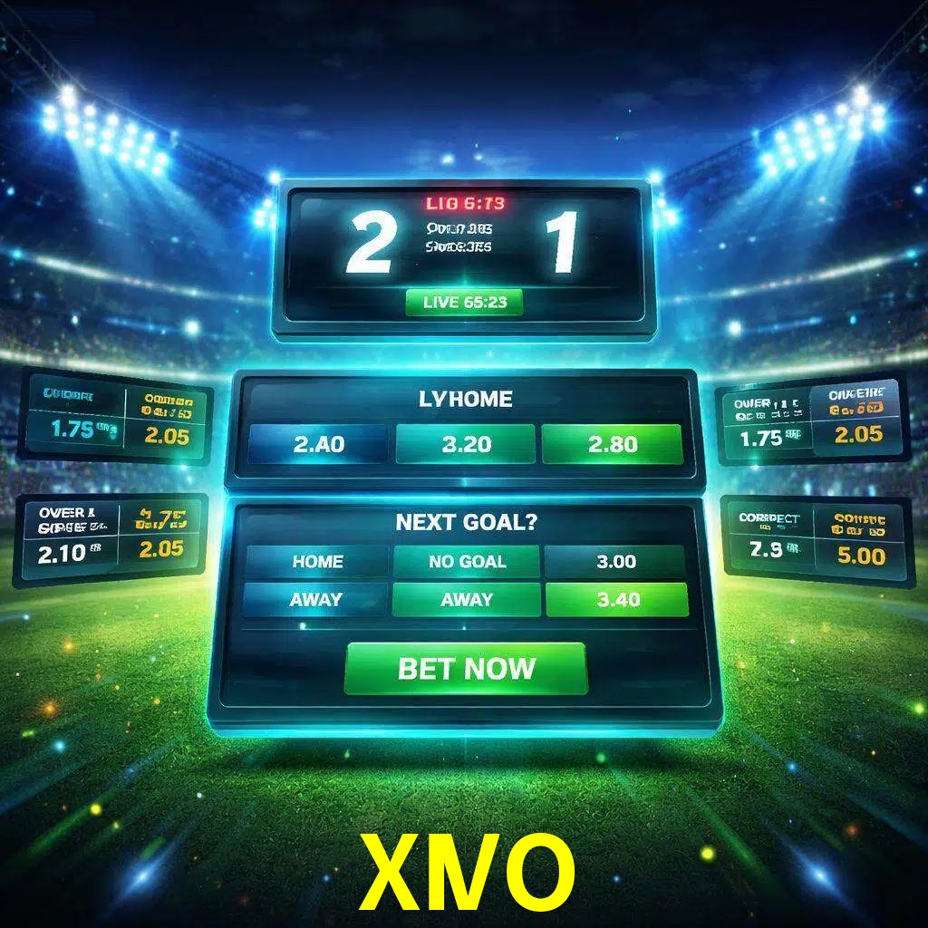 Vista de apuestas en vivo XIVO durante un partido en curso