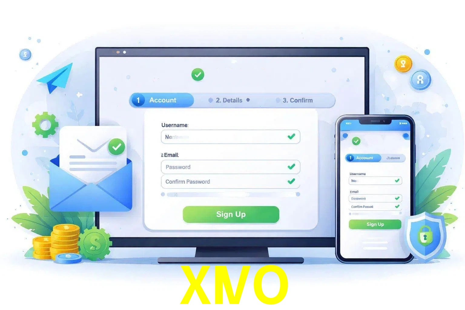 Registro de nuevo usuario y configuración de cuenta XIVO